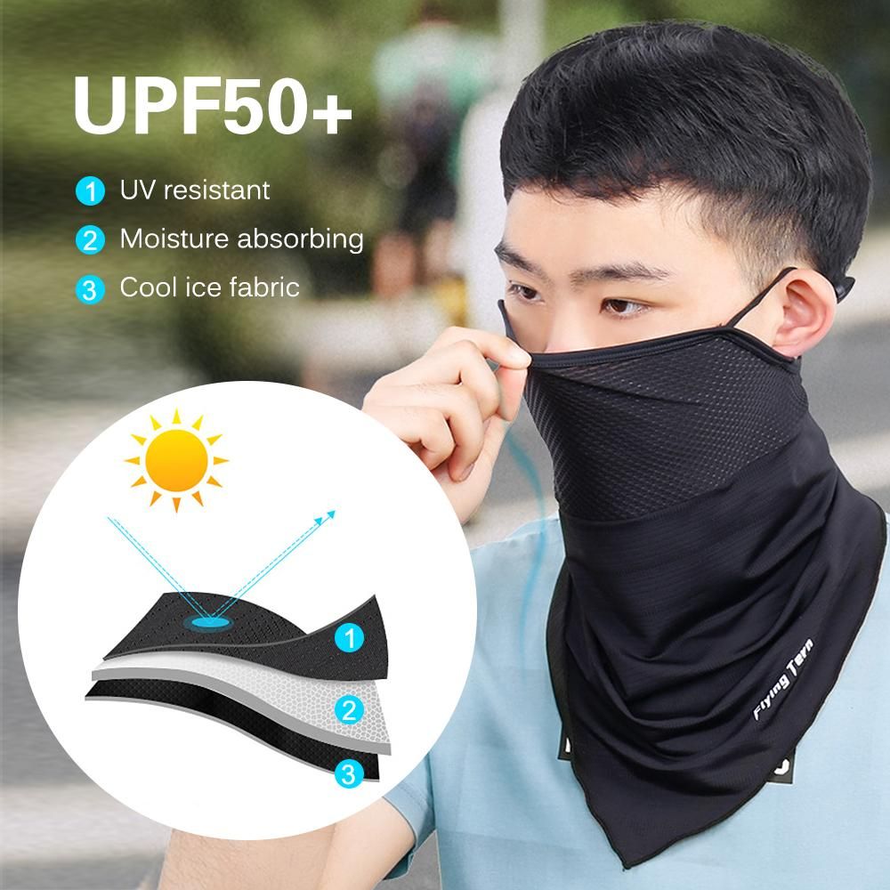 Breathable Cycling Face Cover Summer Sun Protection Face Scarf Mask Bandana for Cycling Hiking Fishing