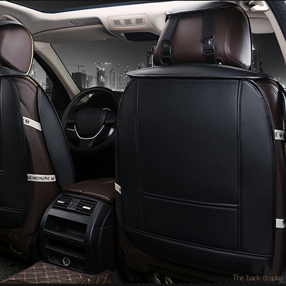 Universal All Car Leather Support Pad Car Seat Covers Cushion Autocovers Car Styling Black And Red