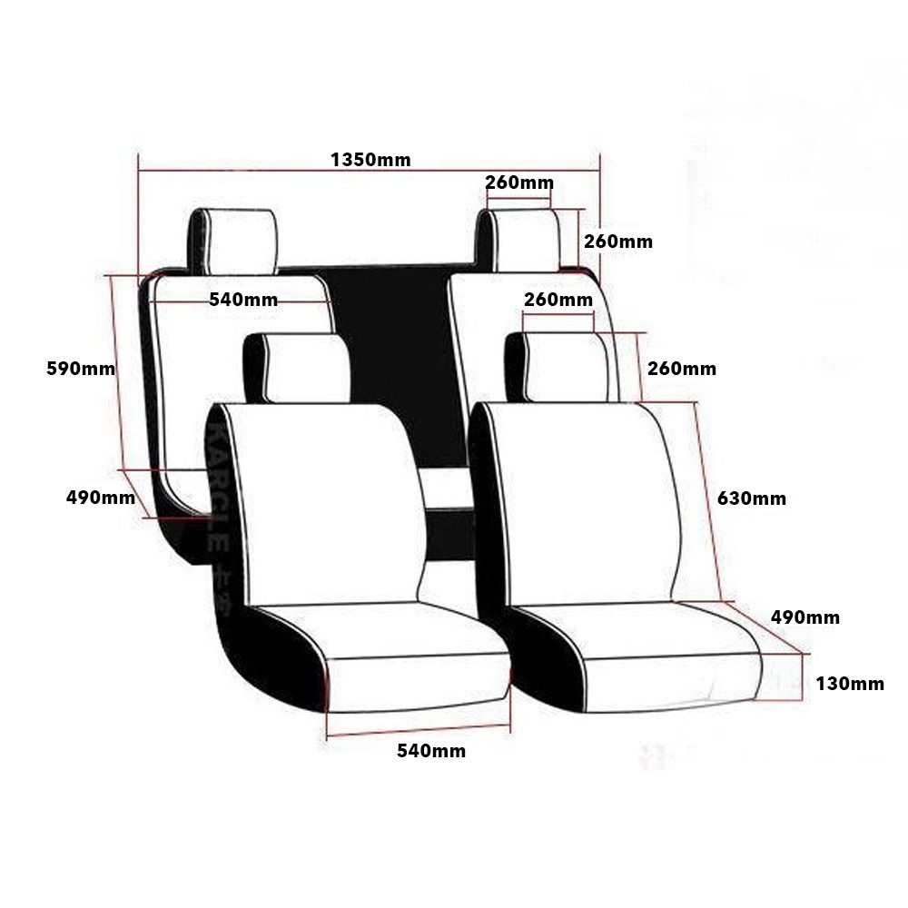 Universal All Car Leather Support Pad Car Seat Covers Cushion Autocovers Car Styling Black And Red