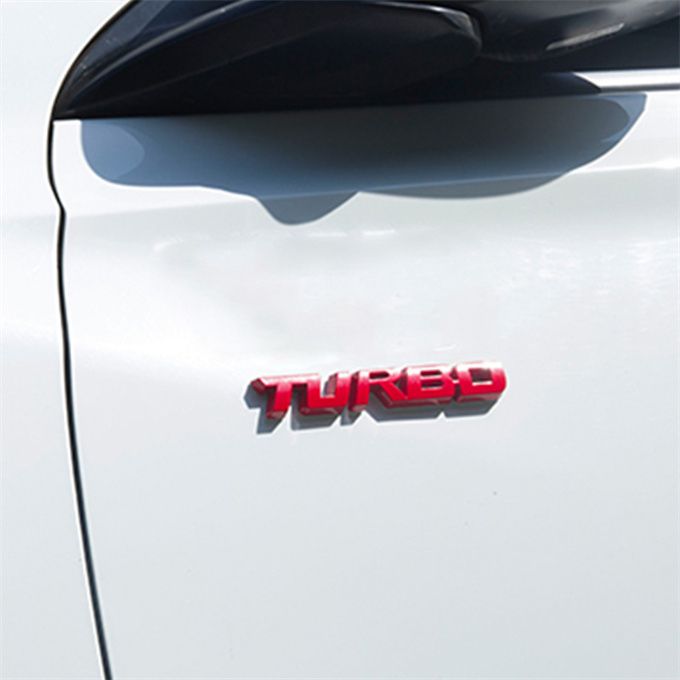 1Pc TURBO 3D Sticker Car Decoration Sticker