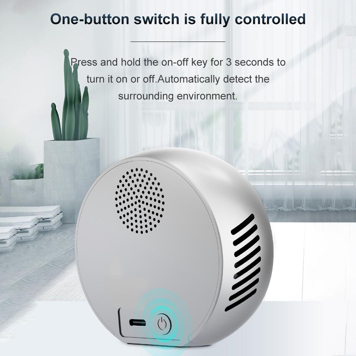 1 Set Air Quality Detector Humidity Temperature Carbon Dioxide Monitor Silver