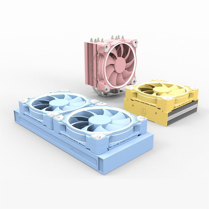 Case Fan 120mm 5V 3 PIN Addressable RGB Cooling Fan Computer Pink