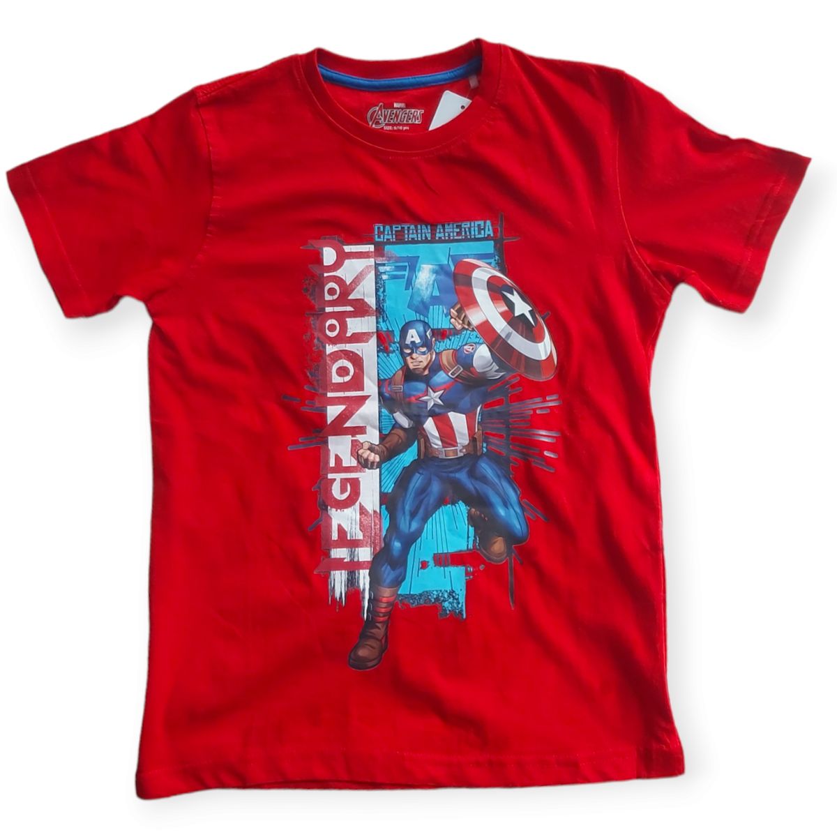Captain America Cotton Boy Top