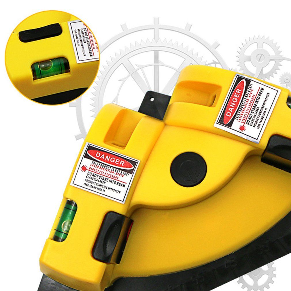 Right Angle Laser Level Red Line Square Levels Projection 635nm 90 Degree Wire Tools Horizontal Vertical Measurement Tools