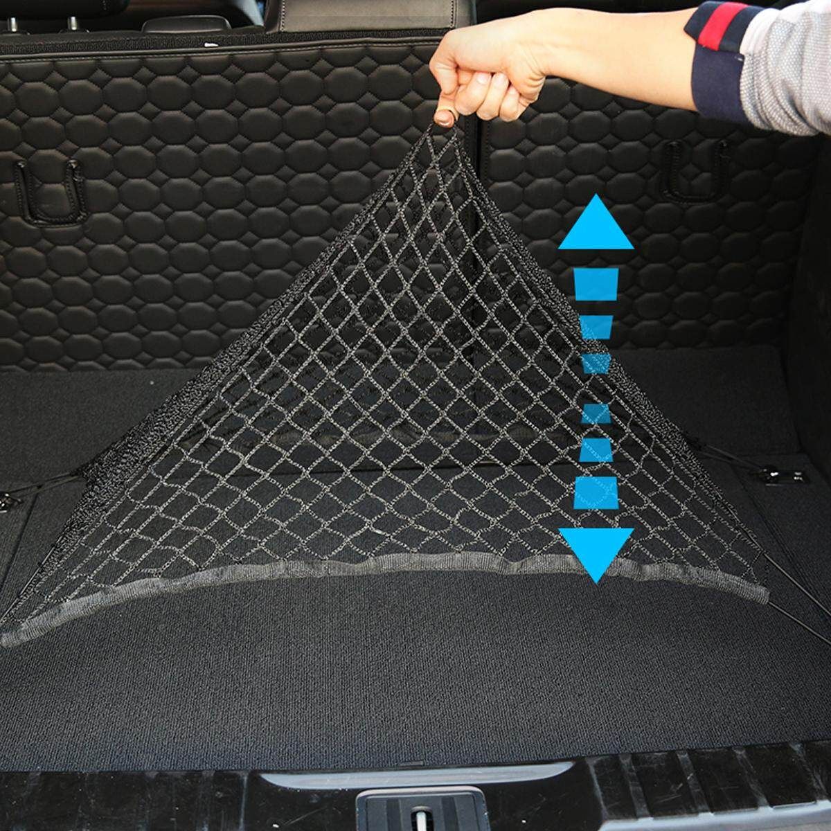 For Toyota CHR -HR 16+ Rear Cargo Organizer Storage Car Trunk Elastic Mesh Net