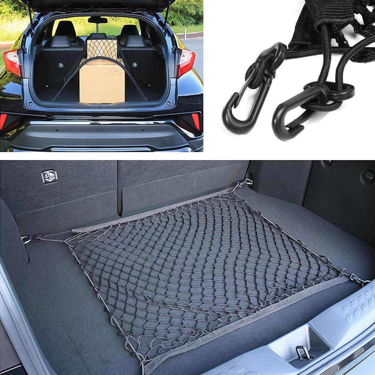 For Toyota CHR -HR 16+ Rear Cargo Organizer Storage Car Trunk Elastic Mesh Net