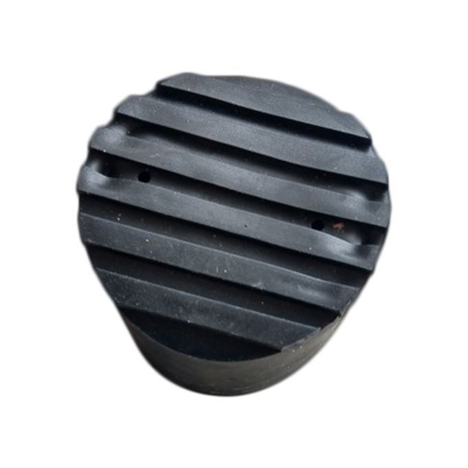 Ladder Round Foot  Over Anti-slip Foot Pad Multifun Tional Folding Ladder-Black-Diameter 84MM