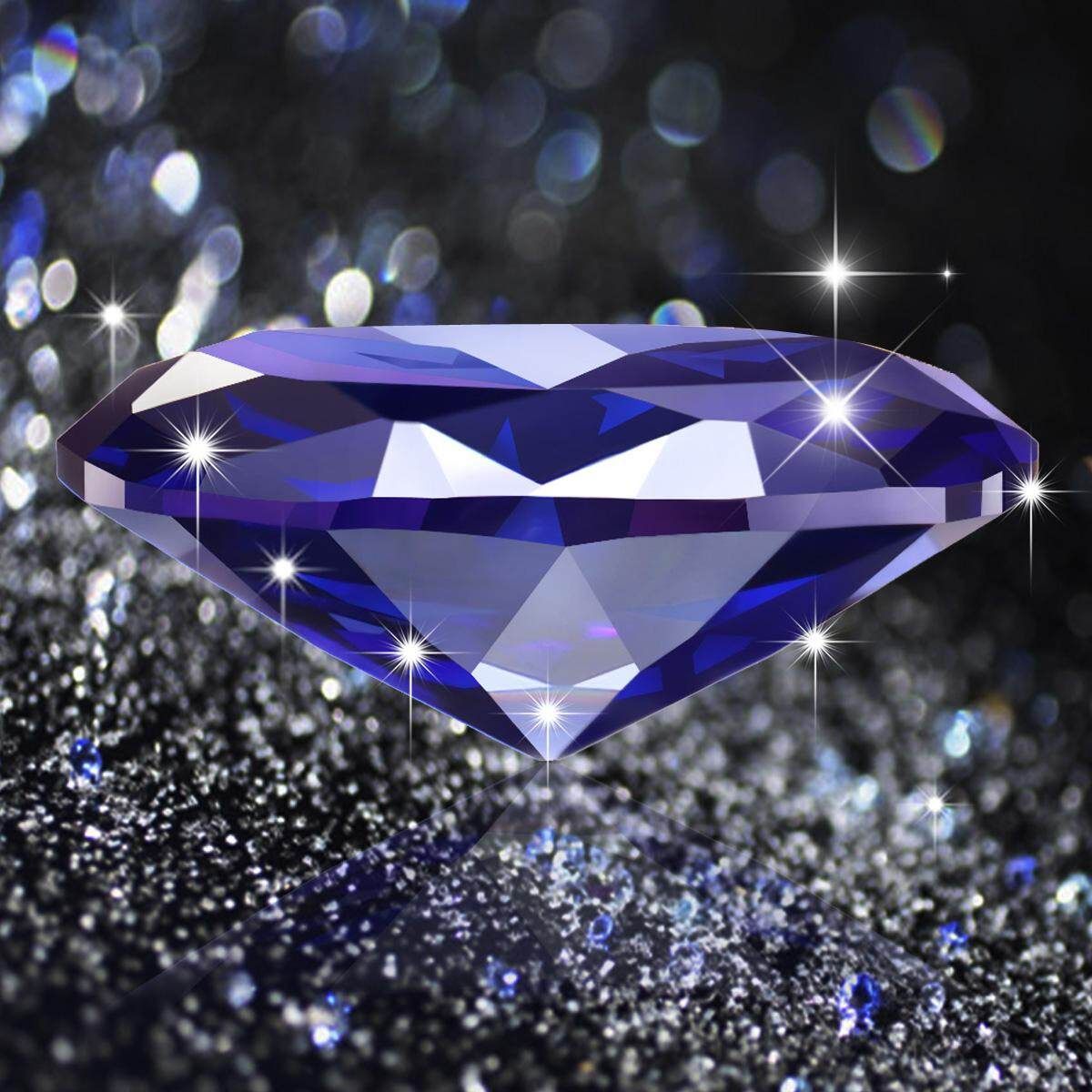 Ellipse Blue Cut Unheated Sapphire Loose Gemstone Ring Zircon Decor Gift 13x18mm