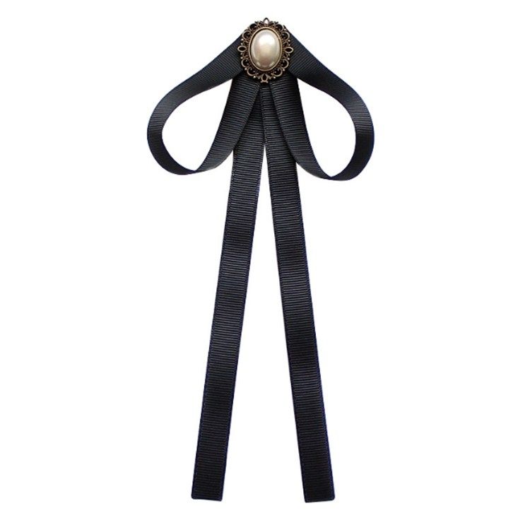Professional Collar Black Bow Tie Shirt Accessories For Women