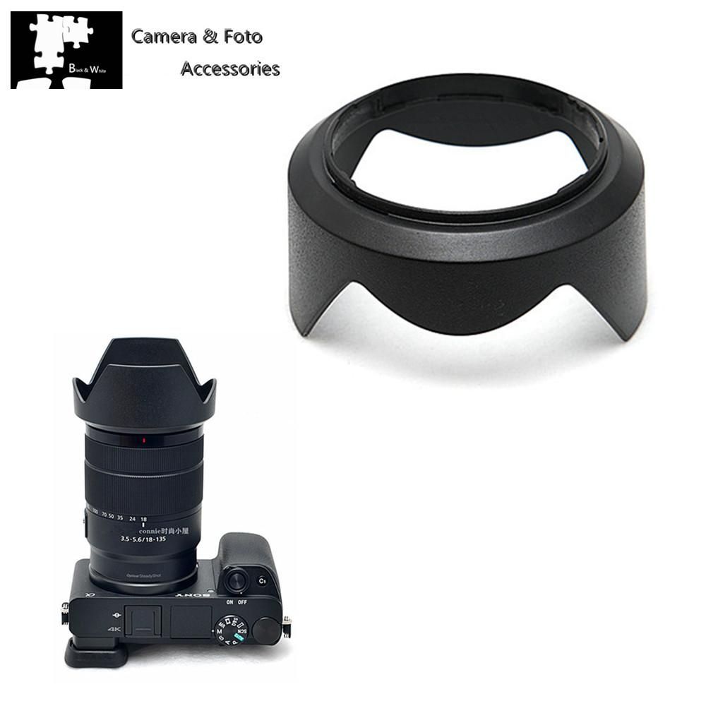 Bayonet Reversible Camera Lens Hood Shade ALC-SH153 For Sony E 18-135mm E-Mount SEL18135 A6700 A6600 A6500 A6400 A6300 A6000