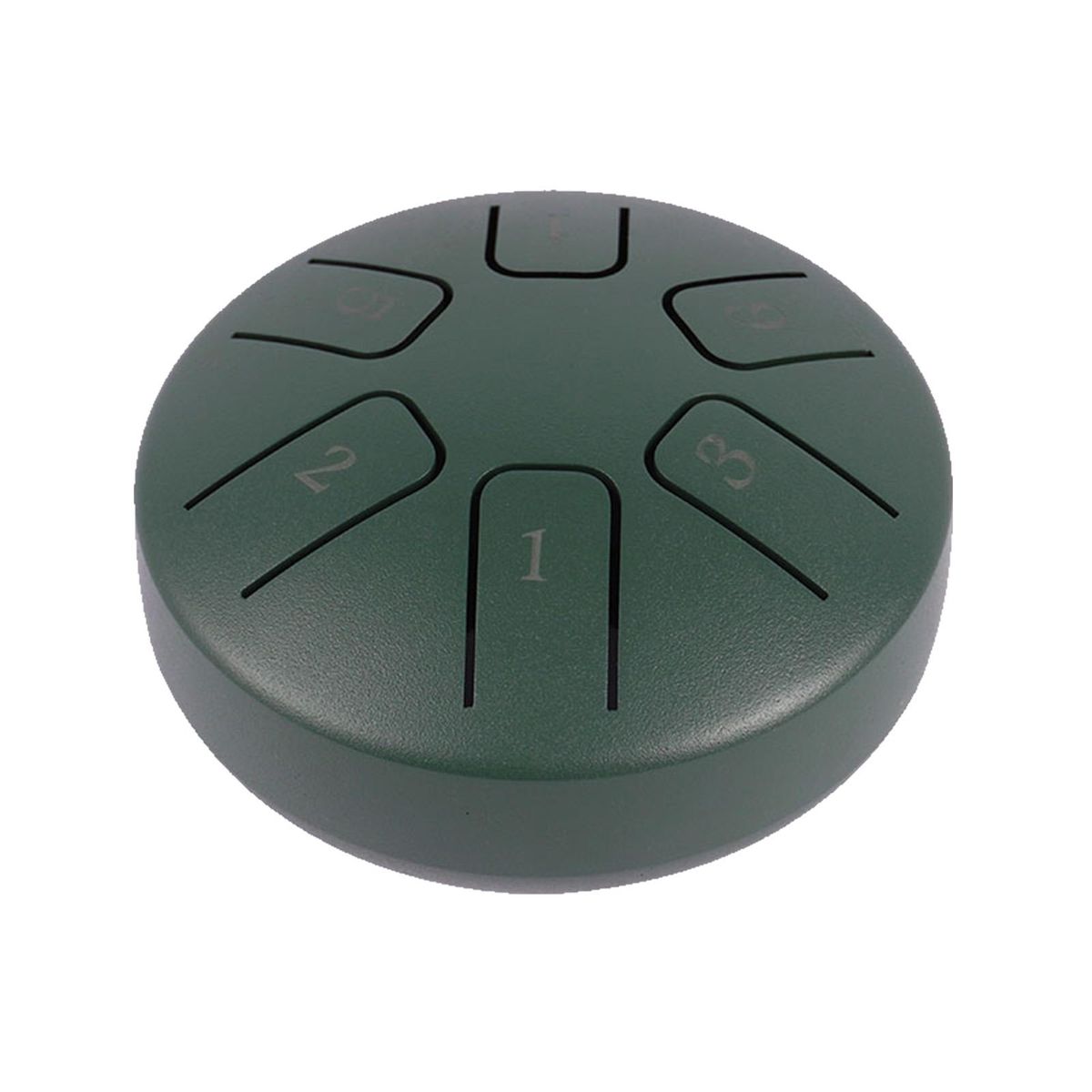 6 Notes 3.8-inch Mini Steel Tongue Drum Hand Pan Drum Zen Drum Percussion Instrument with Drumsticks for Beginner Musical Education Concert Mind Healing Yoga Meditation