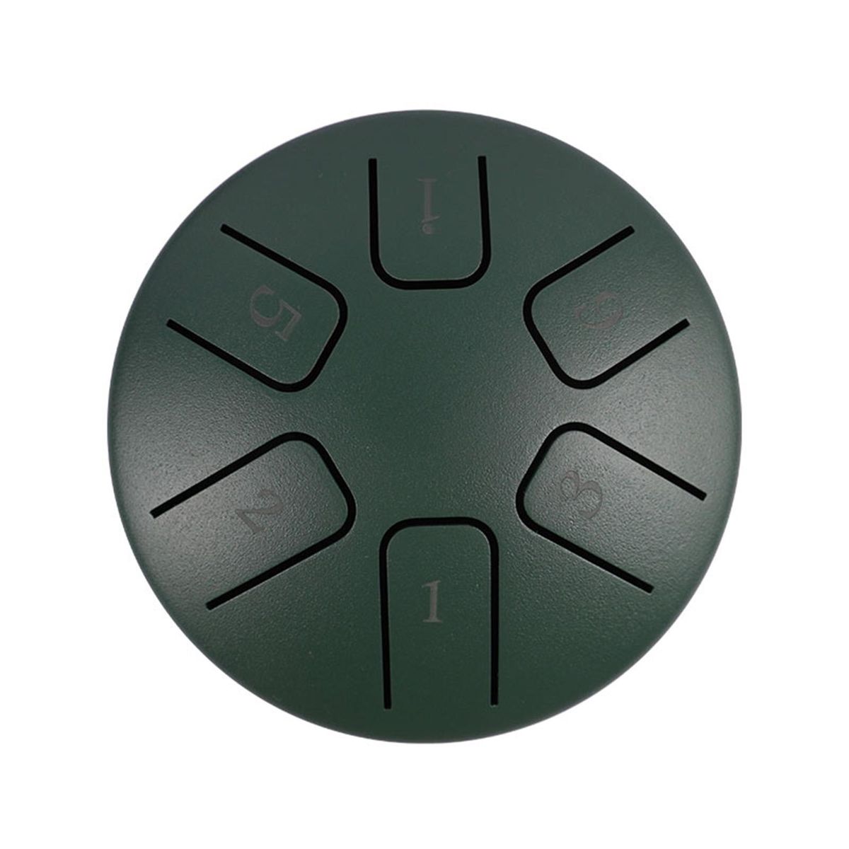6 Notes 3.8-inch Mini Steel Tongue Drum Hand Pan Drum Zen Drum Percussion Instrument with Drumsticks for Beginner Musical Education Concert Mind Healing Yoga Meditation
