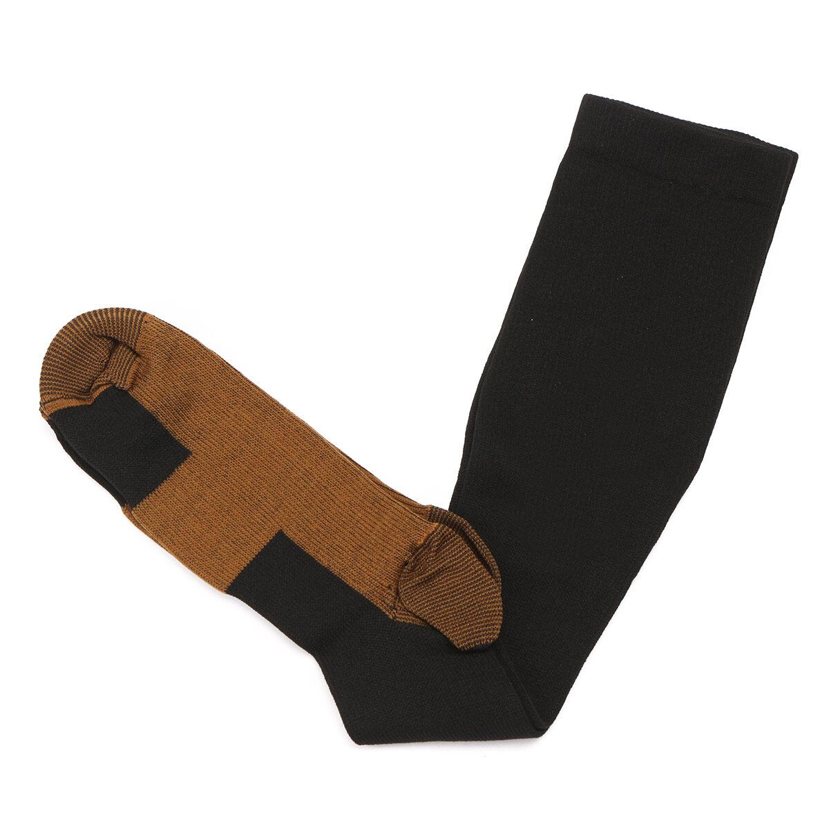 2Pcs Unisex Copper Infused Anti-Fatigue Compression Socks Varicose Vein Stocking L/XL L/XL