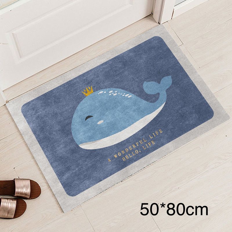 2 Pcs Of Anti-Slip Entry Door Mat / Doormat 50*80cm*2