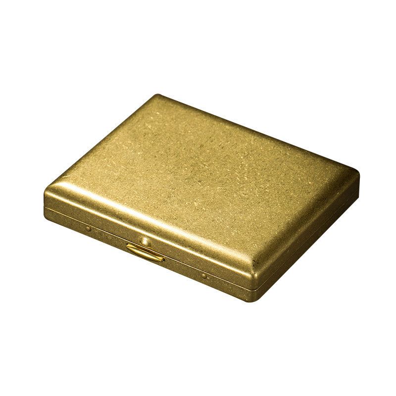 Portable Copper Cigarette Case 20 Capacity Men Gifts