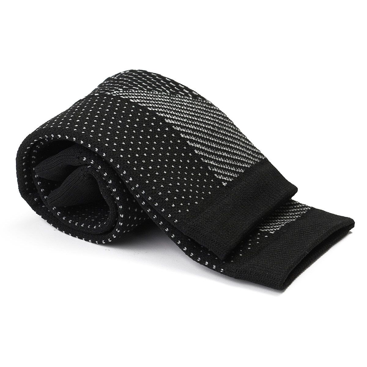 1 Pair Foot Care Ankle Anti Fatigue Compression Sleeve Circulation Socks L/XL Black And White L / XL