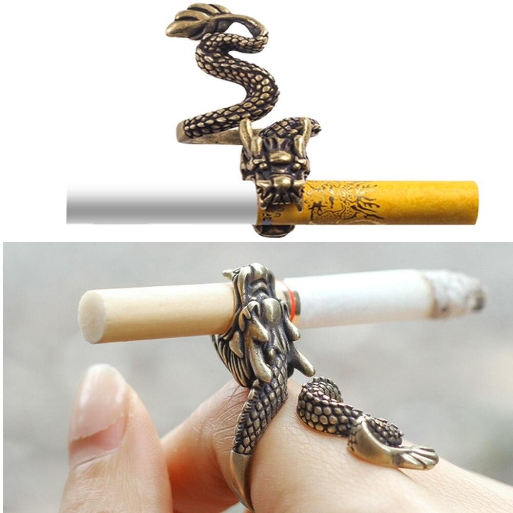Dragon cigarrette Holder Ring Rack Finger Clip Gift For Boyfriend Regular Smoking Smoker Men Women cigarrettes Smoking Accessories