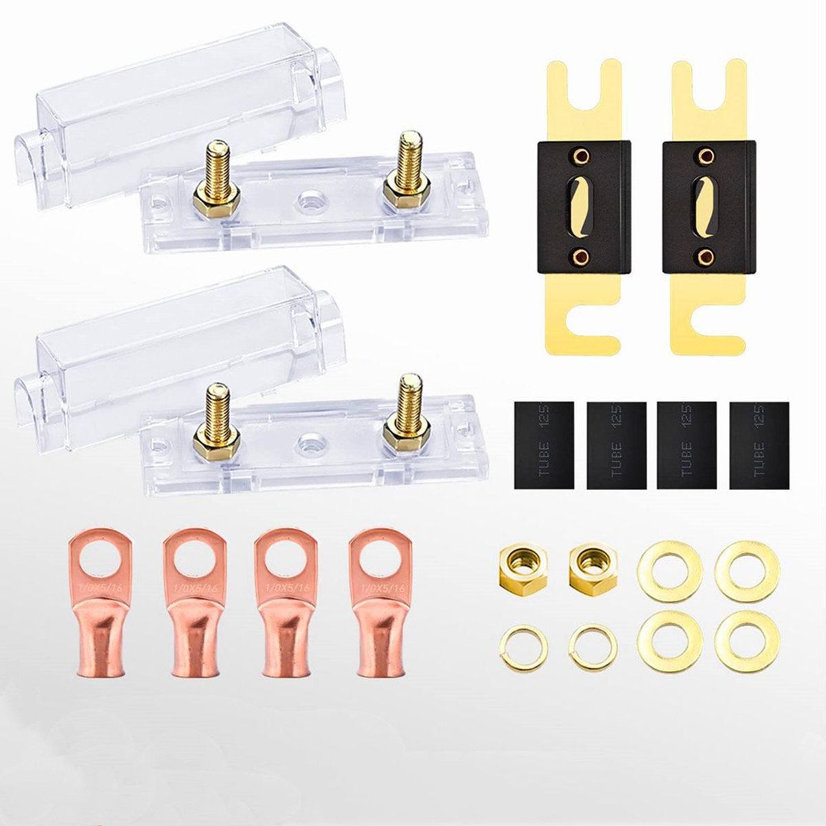ANL Fuse With Fuses Holders Transparent Cover 250A