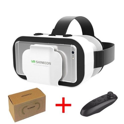 VR Glasses 3D Virtual Reality Play Game Console  For Phone With Bluetooth Controller