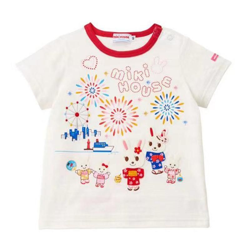 Hot-Selling New Arrival Boys And Girls Baby Mk Front And Rear Full Print Short Sleeve Mult