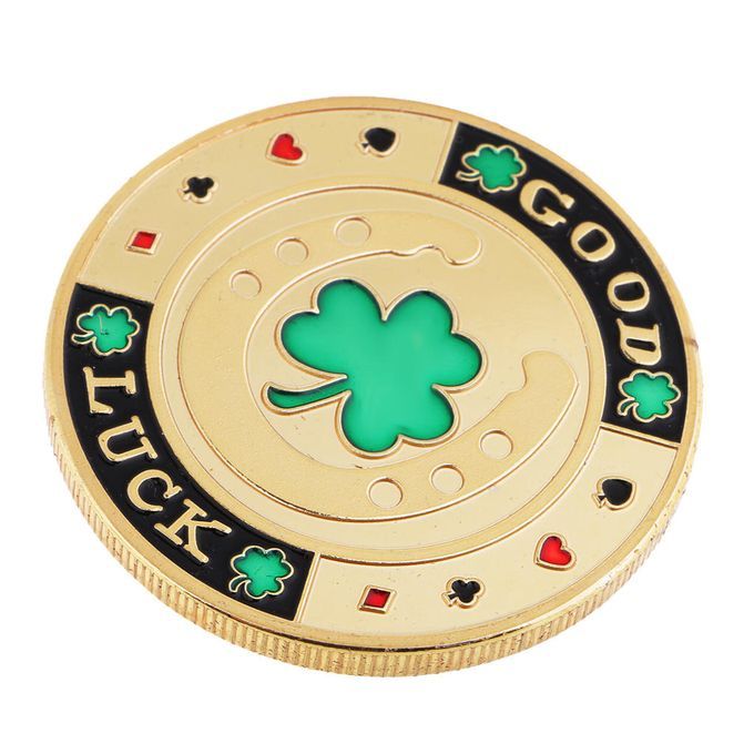 Four Leaf  Luck Coin Toys Chips Commemorative Coin Toy Collection Gift