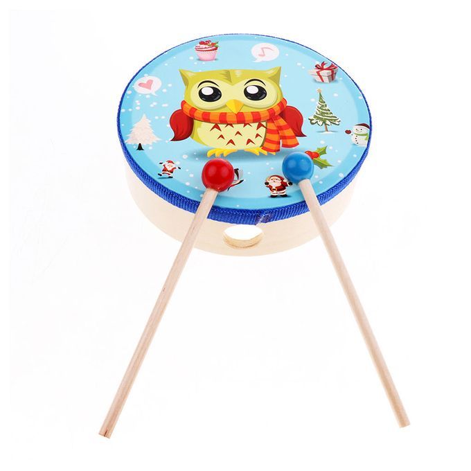 Baby Boy Girl Wooden Drum Set Musical Instruments Kids Children Toy