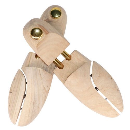 A PAIR OF ADJUSTABLE MEN SHOE TREE AND EXPANDER