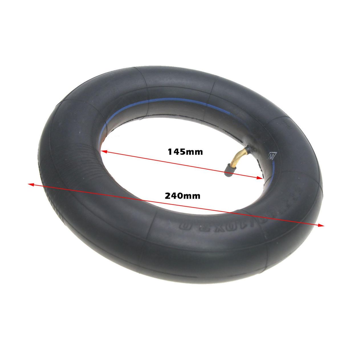 Thickened 10 * 3 Inner Tube Electric Scooter Tire 255 * 80 Inner Tube Suitable for 90/65-6.5 and 80/65-6.5 Tires 240mm Diameter Tire Electric Skateboard Inner Tube
