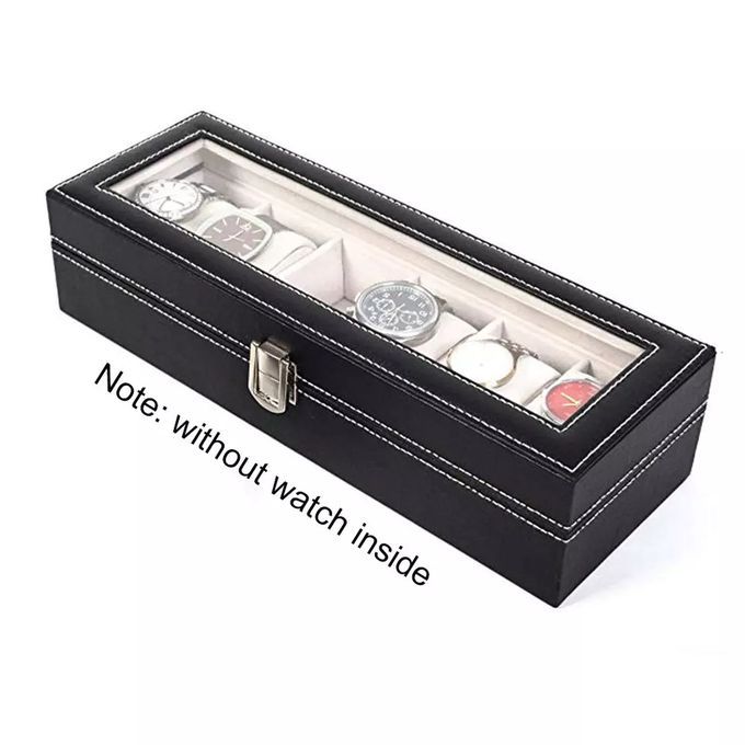 Wrist Watch & Jewelry Storage Case - 6 Slots