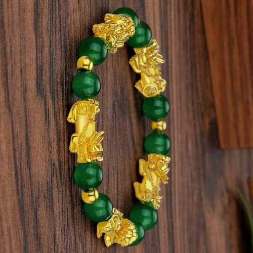 Feng Shui Obsidian Bracelet - Green