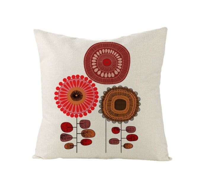4 PCs Beautiful Summer Design Throw Pillows
