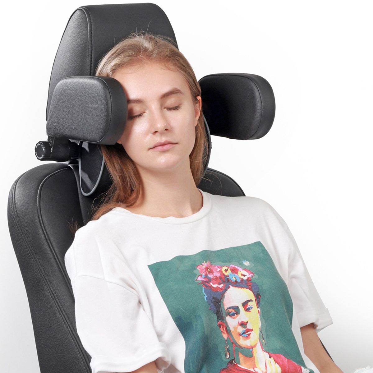 Car Sleeping Headrest Pillow, Head Neck Support, Soft Car