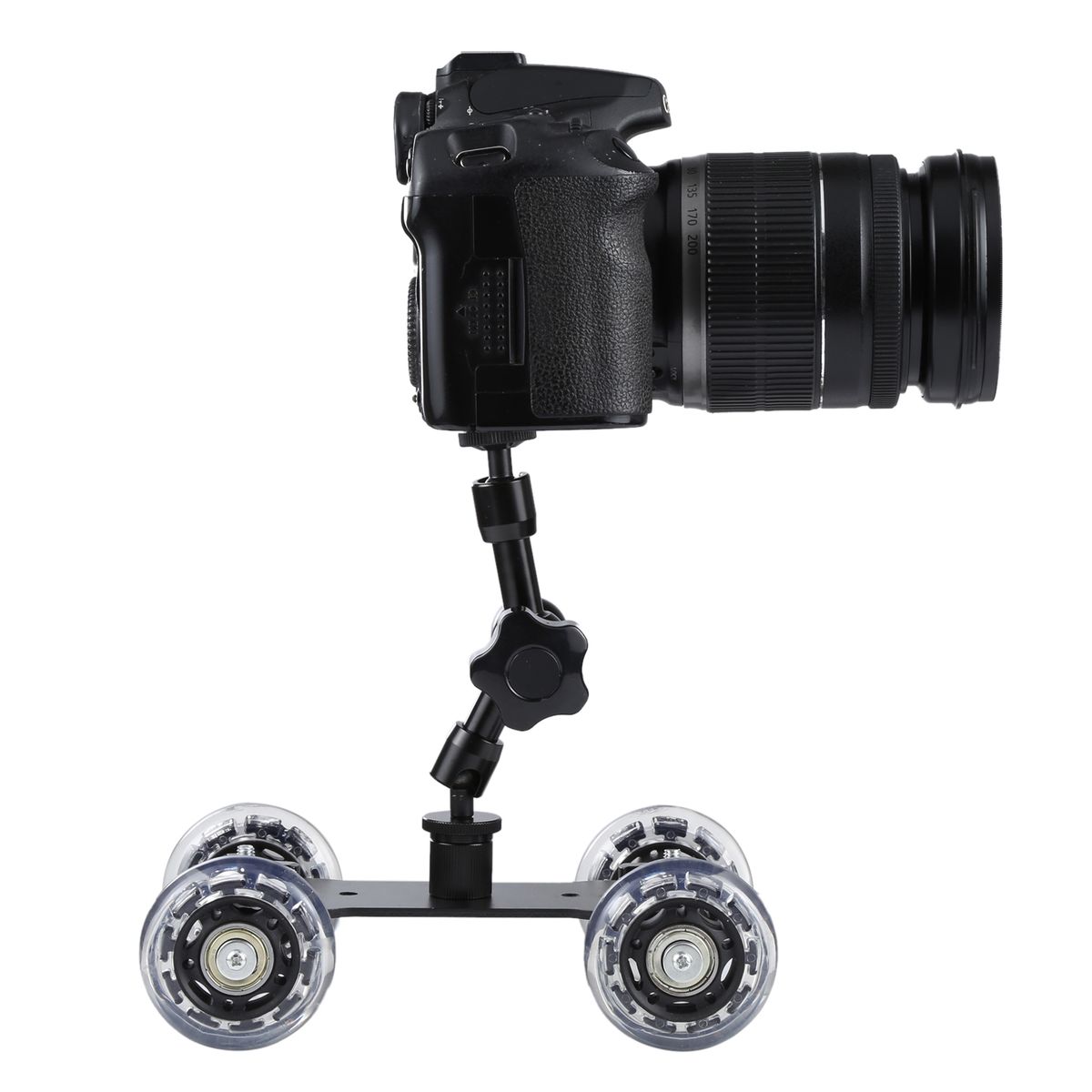 Floor Table Video Slider Track Dolly Car For DSLR Camera