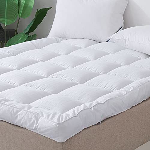 Luxe, Fluffy, Quality 6cm Super Thick, Mattress Topper- White