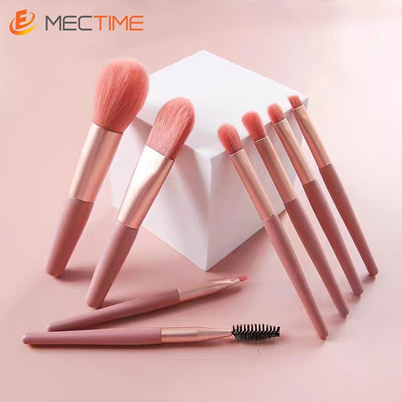 8PCS Makeup Brush Set With Storage Bag Eyeshadow Eyebrow Concealer Brush