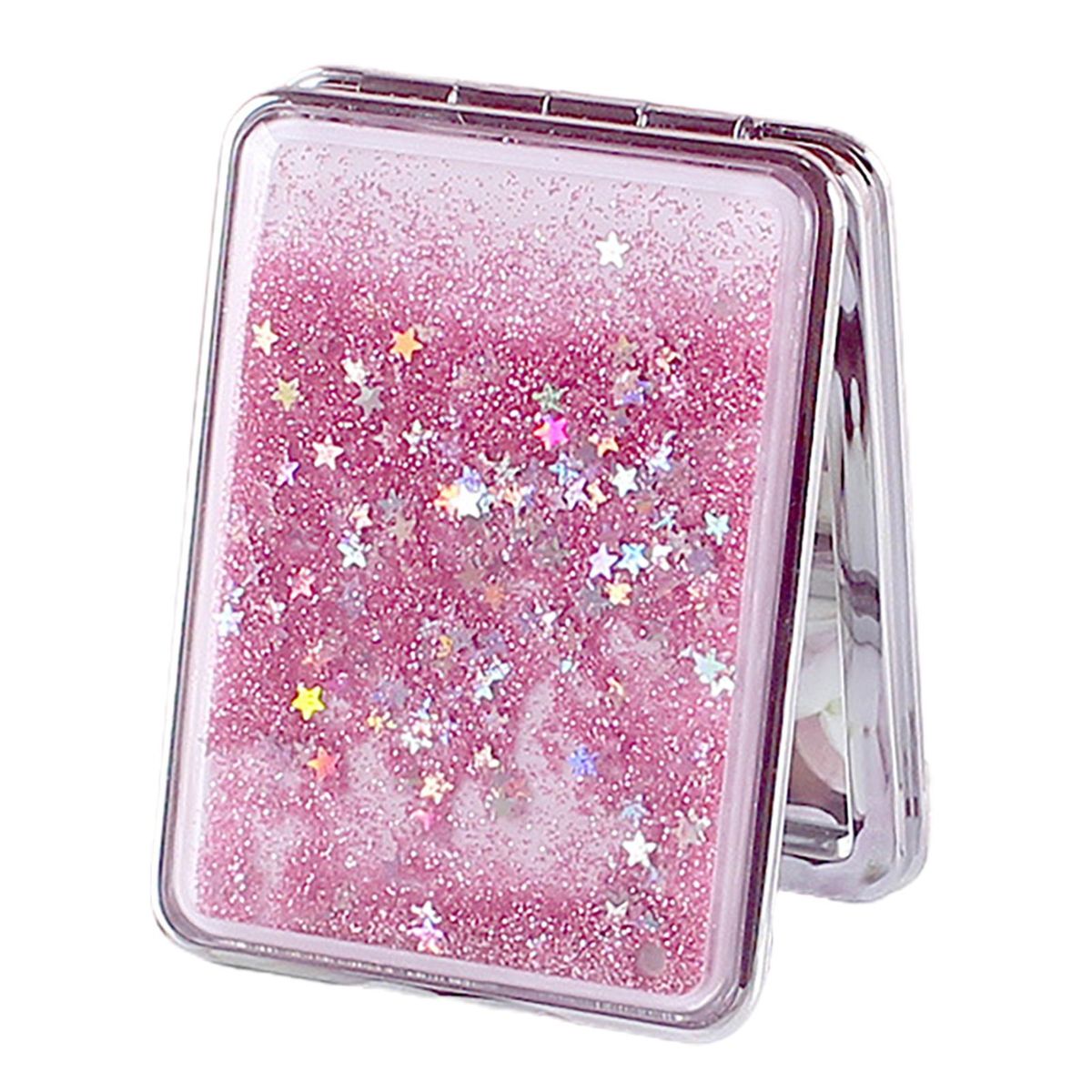 Vanity Mirror Hand Mirror Pocket Mirror Pink