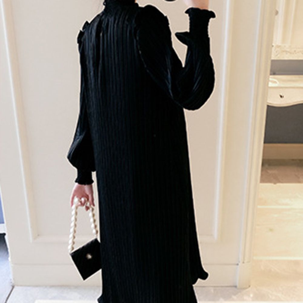 Nursing Breastfeeding Dress Korean Style Loose Dress For Go Shopping Wear