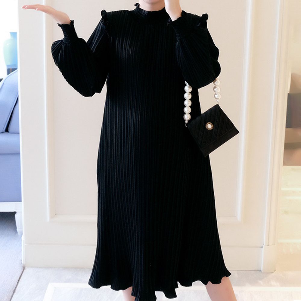 Nursing Breastfeeding Dress Korean Style Loose Dress For Go Shopping Wear