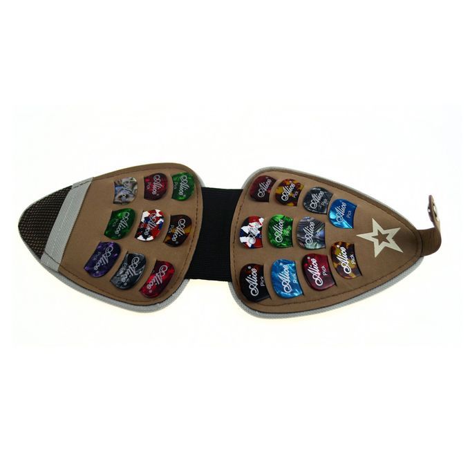 Large Capacity Guitar Pick Holder Case Bag Canvas With