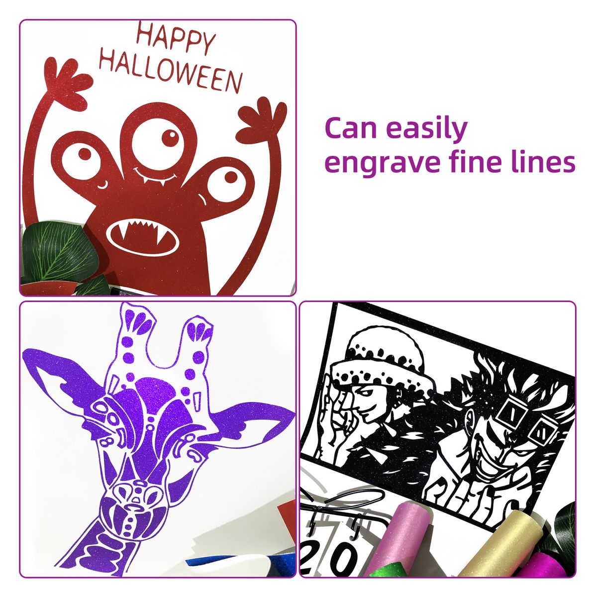 Holographic Glitter Adhesive Craft Vinyl