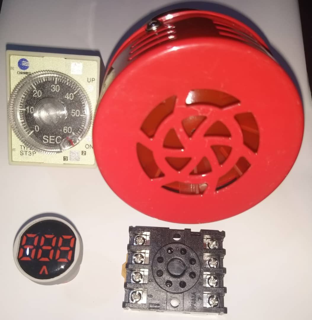Automatic Alarm Siren With Display Indicator Light And Timer