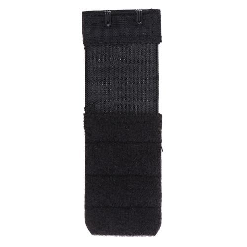 2x Black Bra Extender Strap 2 Hooks Replacement Elastic Underwear