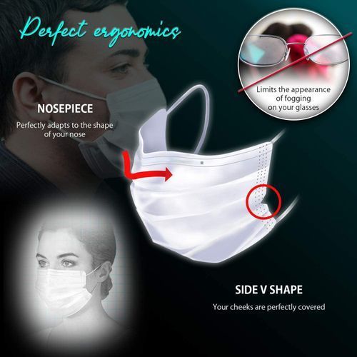 Healthcare Disposable Medical Face Mask, High Quality Surgical Masks - 50 Pcs
