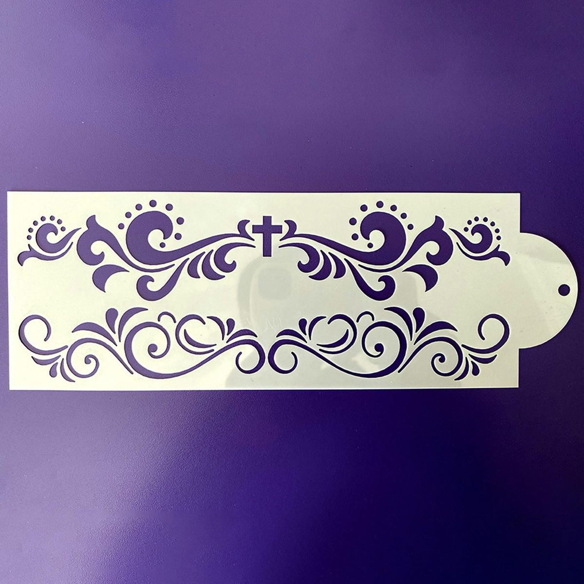 16Pcs Cake Border Stencils Flower Design Lace Cake Stencil Kitchen Baking Gadget