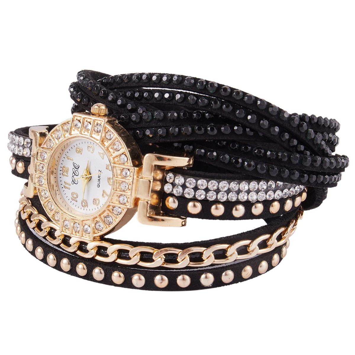CCQ Watch Women Brand Luxury Fashion Crystal Rhinestone