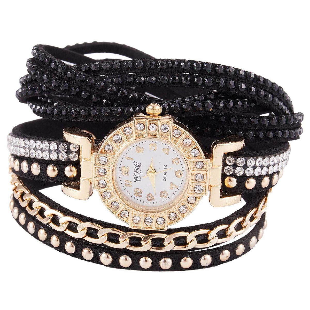 CCQ Watch Women Brand Luxury Fashion Crystal Rhinestone