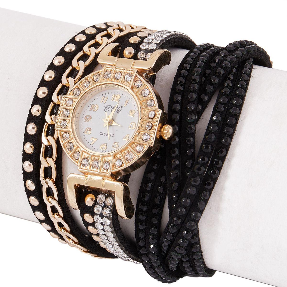CCQ Watch Women Brand Luxury Fashion Crystal Rhinestone