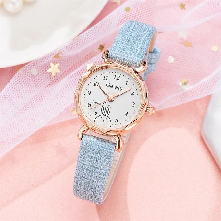Rabbit Dial Design Women Quartz Watches Fashion Brand