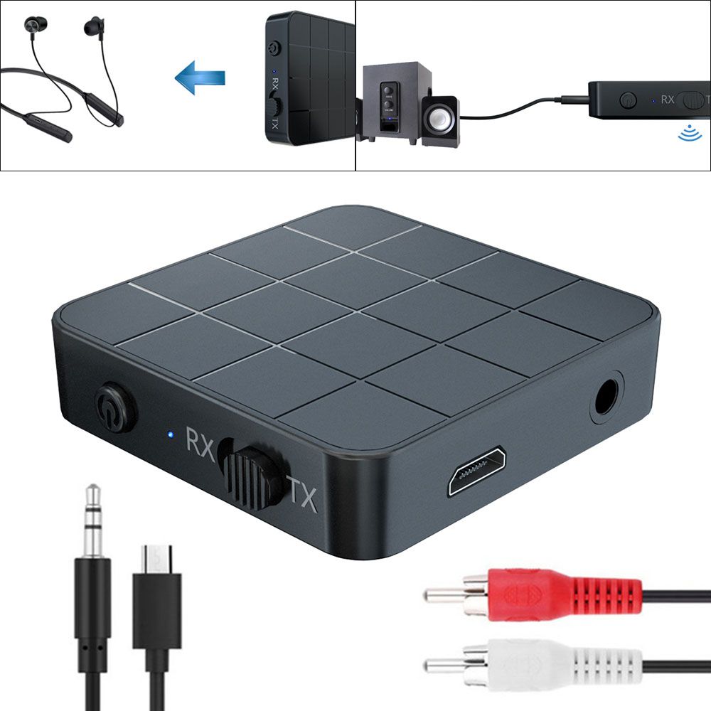 Bluetooth 5.0 2-in-1 Audio Transmitter Receiver Adapter TV