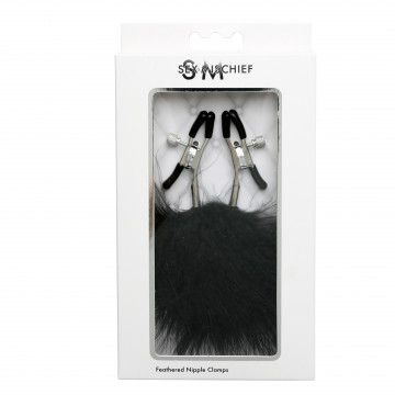 Sex And Mischief Feathered Nipple Clamps